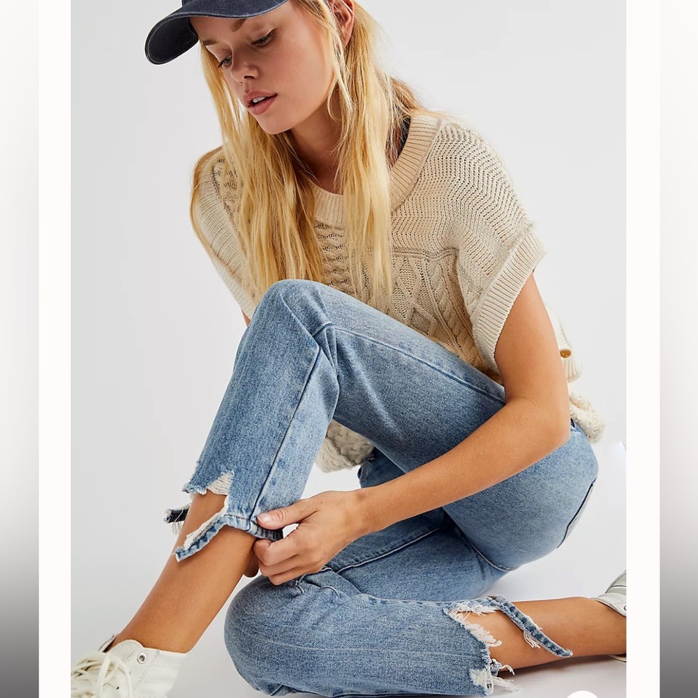 BlankNYC and Free People Collab Madison Crop Pants in Double Agent
